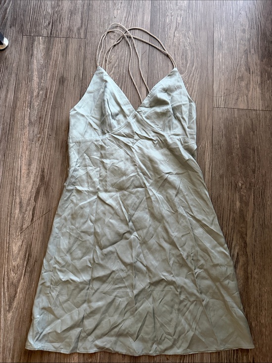 H&M Dresses & Skirts - H&M Light Sage Green Strappy Slip Dress